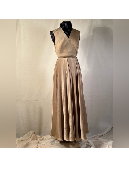 Ralph Lauren Blue Label Dresses & Skirts - Ralph Lauren Blue Label Champagne Beige Maxi Dress